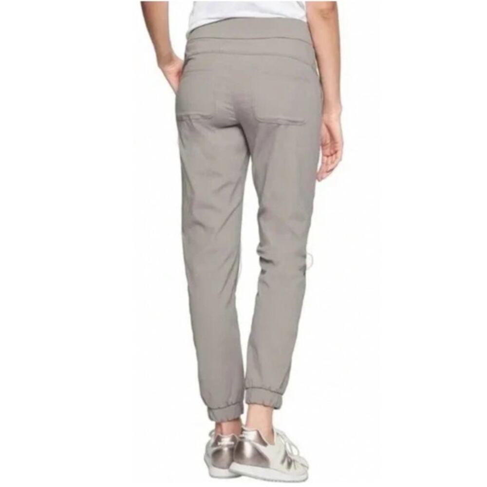 Athleta Womens Trekkie 2.0 Jogger Pants Athletic Hiking Silver Gray Size 6 - Picture 2 of 11